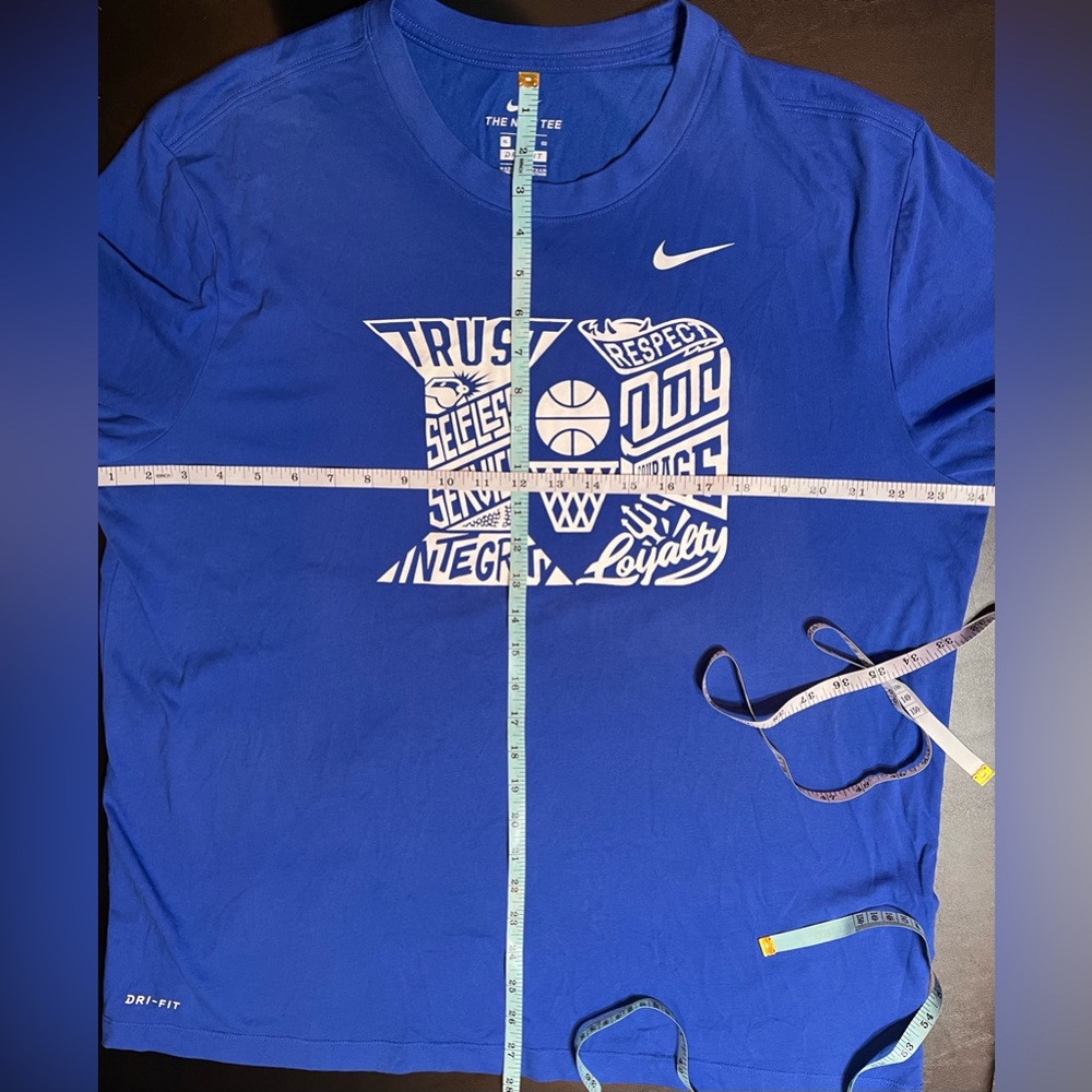 Nike Duke University Blue Devils Basketball Blue Graphic Short Sleeve Tee - Picture 8 of 8